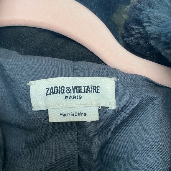 Zadig and Voltaire Miles Leo Double Breasted Coat - Picture 5 of 6